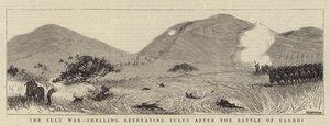 A Guerra Zulu, Shelling Recuar Zulus após a Batalha de Ulundi